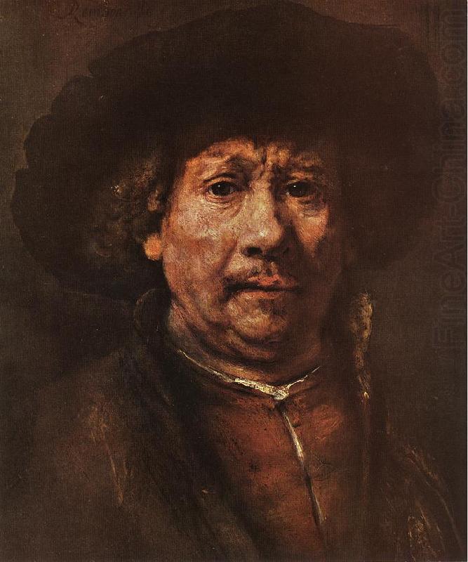 REMBRANDT Harmenszoon van Rijn Little Self-portrait sgr china oil painting image